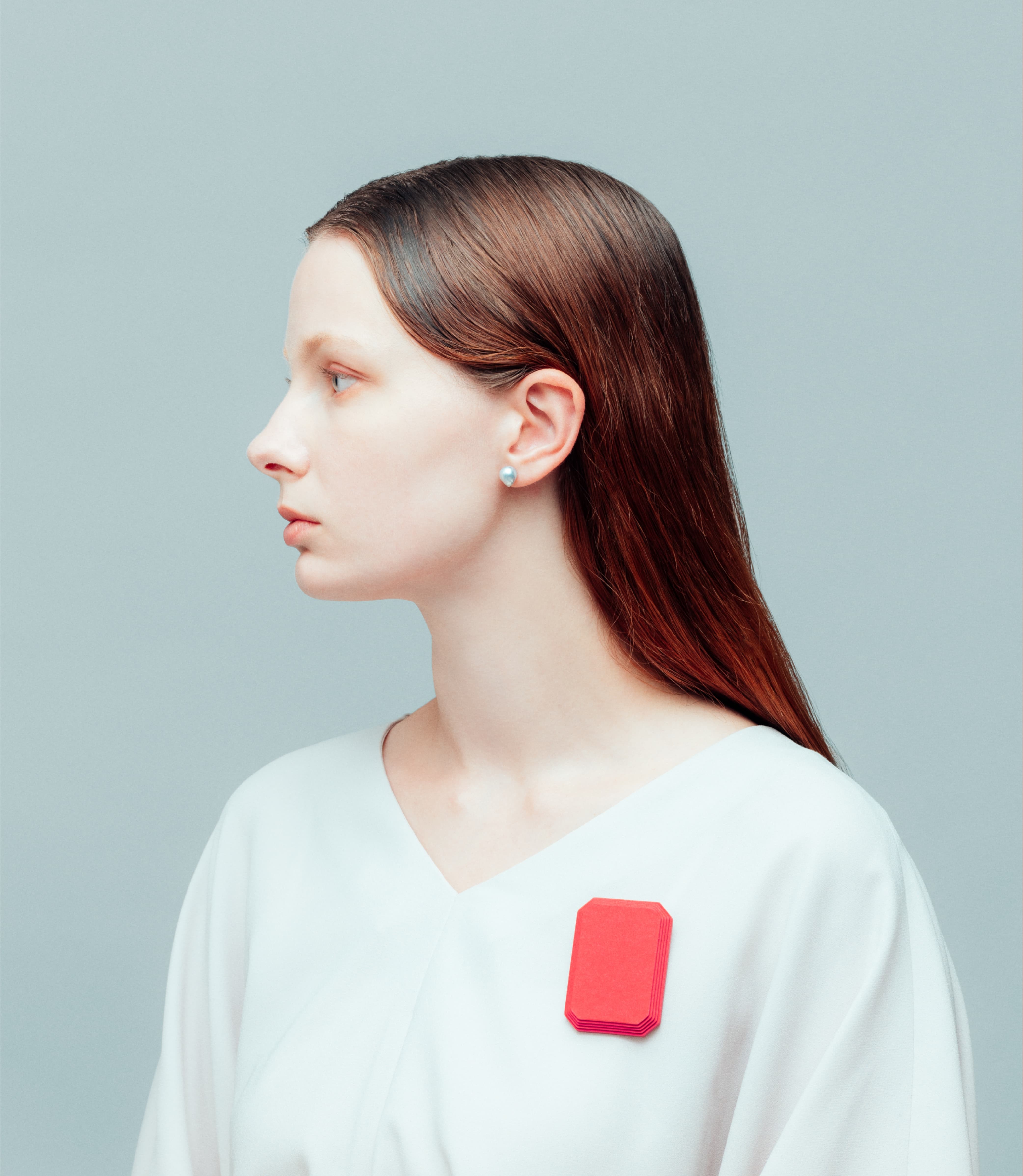 紙―層―ブローチ